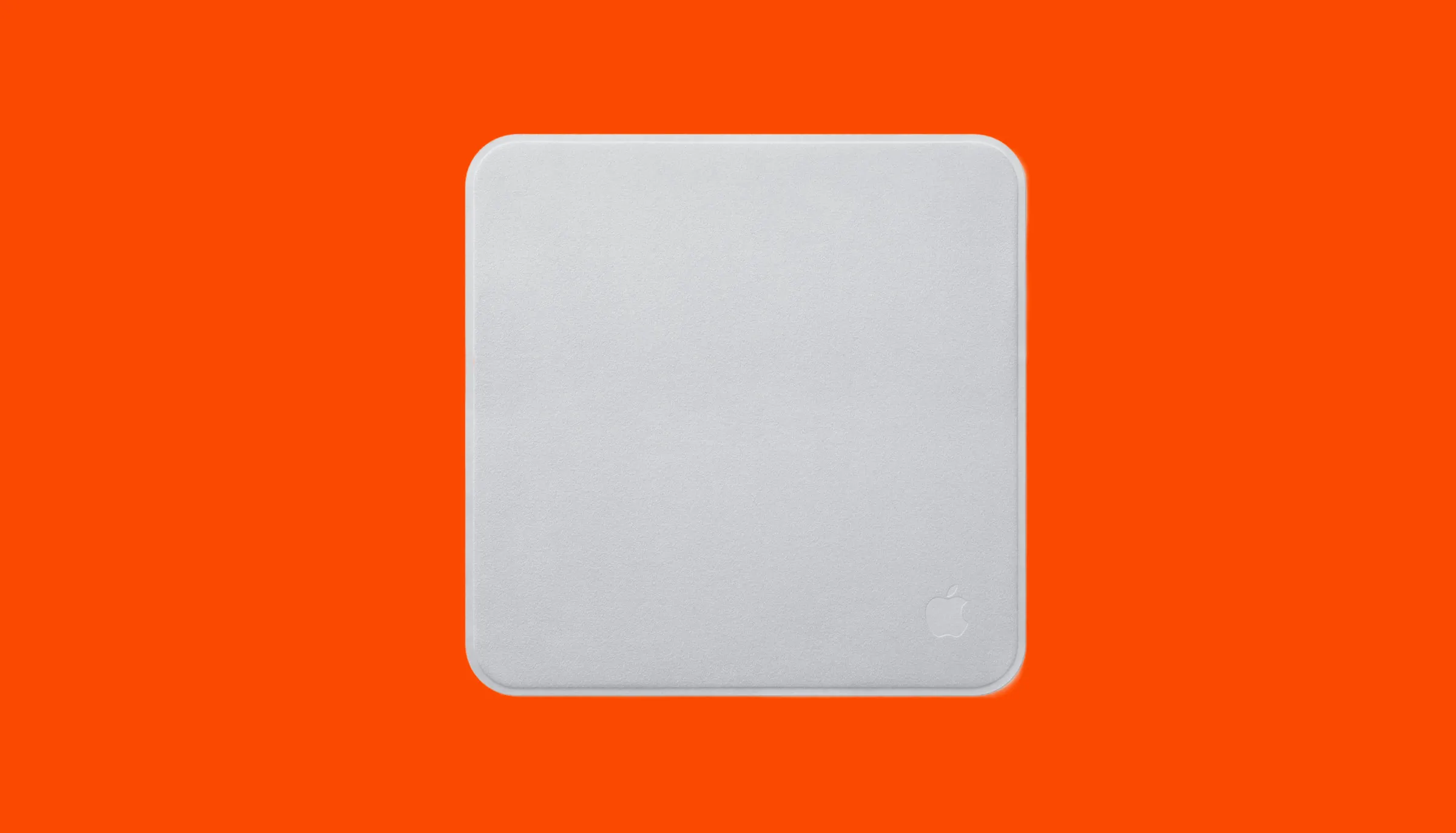 The Polishing Cloth, centred on a field of Cupertina orange